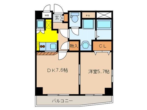 エスポア－ル千種の物件間取画像